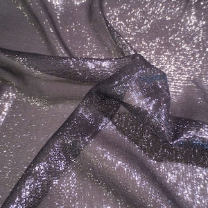 画材 Green gold chiffon Emerald Green With Gold Metallic Silk Chiffon Fabric--by the