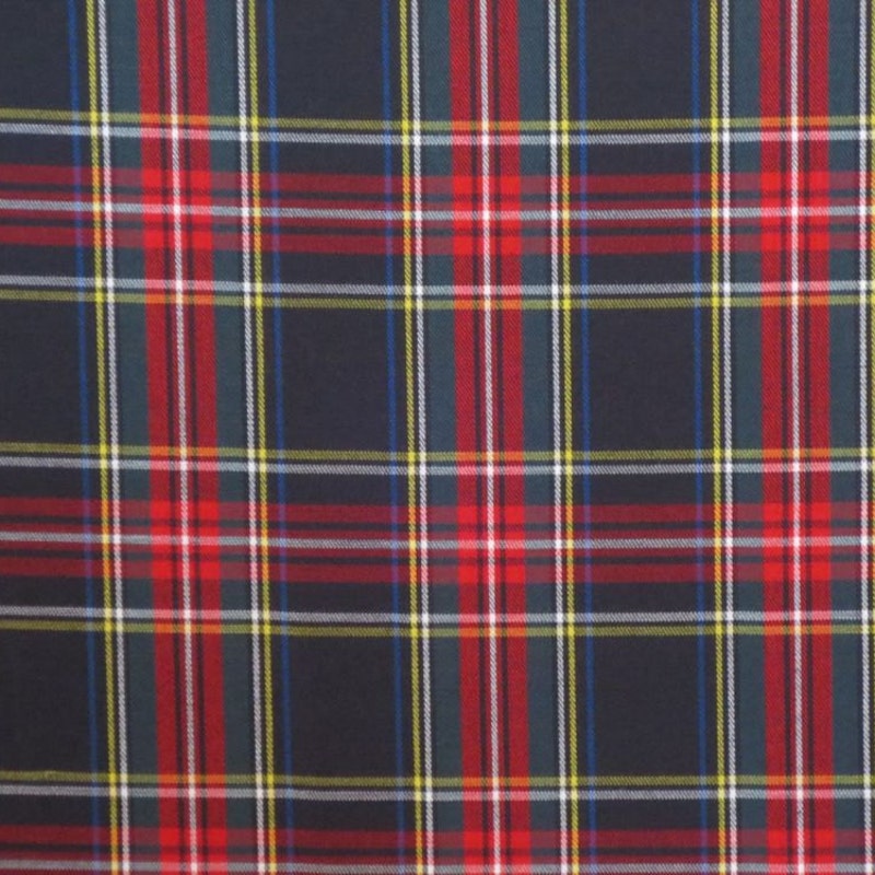 Stewart Black 01 Tartan Hawaiian Shirt