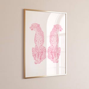 Pink Cheetah Print: Bold Animal Wall Art, Fashion Decor (Digital Download)