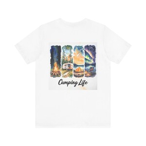 Camping Life Unisex Tee, Adventure Shirt, Nature Lover Gift, Outdoor Fun T-Shirt, Camping Enthusiast Apparel, Nature Themed Tee