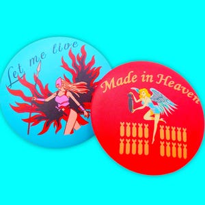 Claire Redfield Jacke Buttons: Resident Evil 2 & Code Veronica - 2er Pack Mit Aufklebern