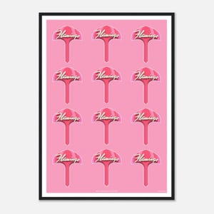 Retro Flamingo Vegas - Pink Edition!