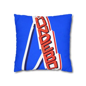 Coney Island 'Thunderbolt’ Rollercoaster Cushion Case – 18x18” Americana Style