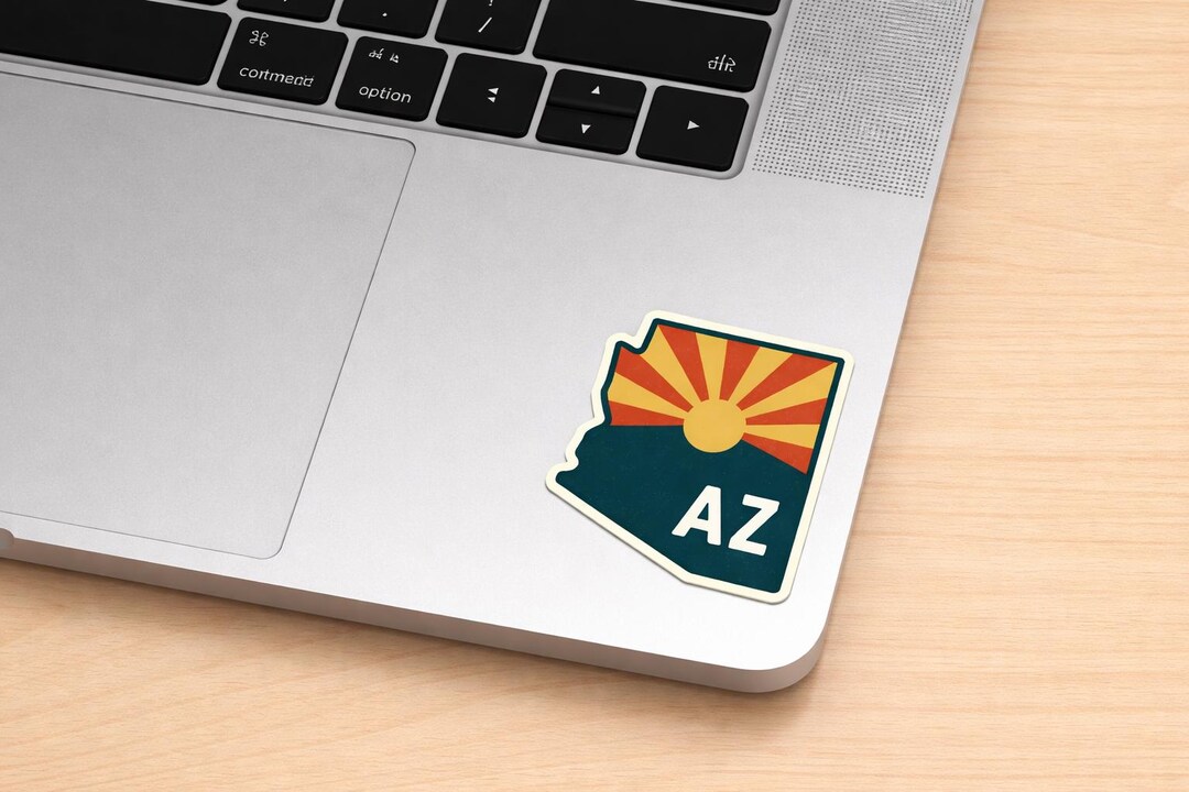 Arizona State Decal Badge Sticker - Etsy