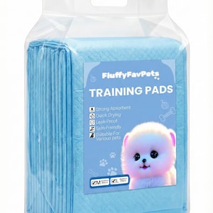 Almohadillas absorbentes para entrenamiento de cachorros, a prueba de fugas, de secado rápido, con control de olores (rosa y azul), para el parto