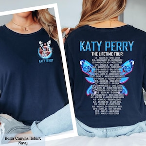 Comfort Colors® 2025 Katy Perry The Lifetime Tour Shirt, Katy Perry Concert Merch, Katy Perry Fan Gift, Katy Perry Butterfly Graphic Shirt