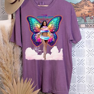 Katy Perry Butterfly Concert Shirt, The Lifetimes Tour Shirt, Music Fan Apparel Shirt, Retro 90s Style Fan Merch Shirt, Vintage Tour Tee