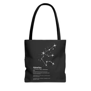 Sac fourre-tout zodiaque Verseau - Innovation et vision cosmique