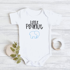 Baby Bodysuit Little Peanut - Your Choice of Font Color