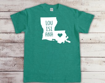 Louisiana Gildan Short Sleeve T-shirt
