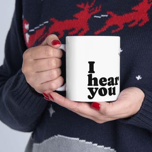 I Just Don&#39;t Care Ceramic Mug, Coffee Cup, Gift for Friends, Fun Office Mug, Home Decor, Birthday Present