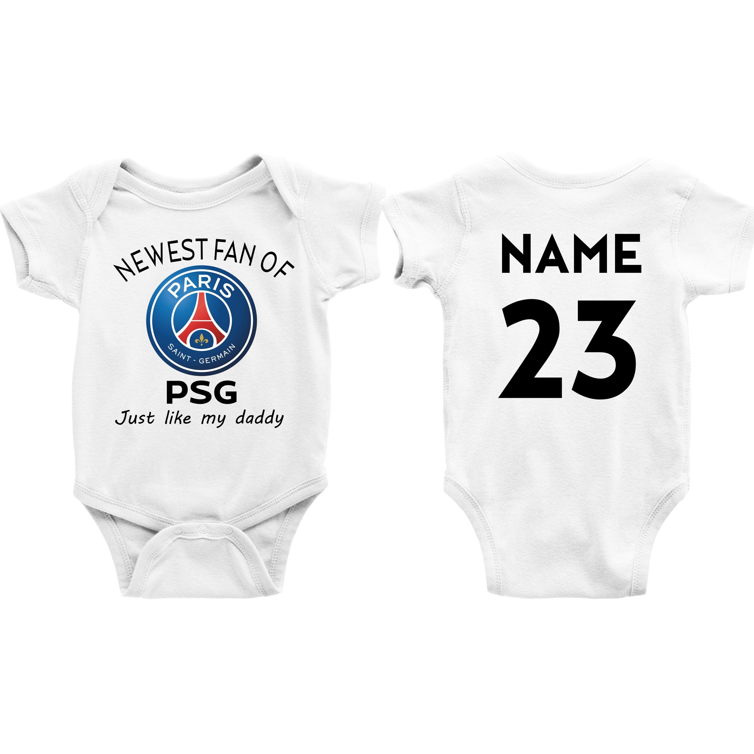 Maillot Du Psg Ensemble PSG Bébé Body Bavoir Officiel