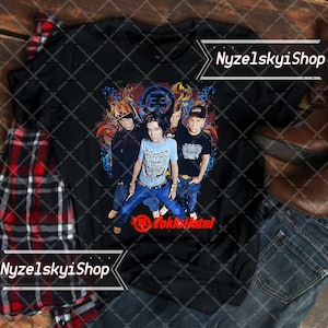 Tokio Hotel Graphic Tee Shirt Vintage Tokio Hotel Shirt, Tokio Hotel merch, Tokio Hotel Poster Design Graphic tee