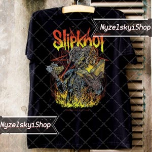 Slipknot Band T-Shirt – Vintage Slipknot Band  Graphic Tee – Slipknot Rock Band Shirt Band Tee T-shirt