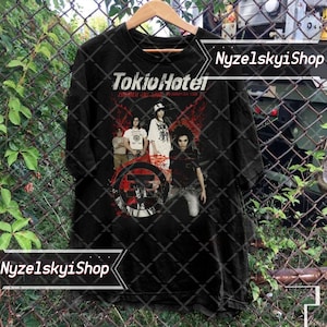 Tokio Hotel Band T-Shirt: Retro Graphic Tee, Unisex Cotton Music Shirt