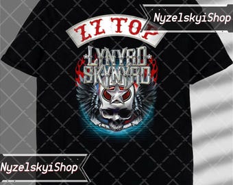 ミュージシャン TMKIBZ ZZ Top Tonnage Tour Long Sleeve Shirt Men's Large Graphic