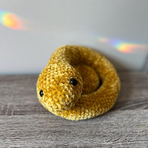 Handmade Crochet Snake Plushie