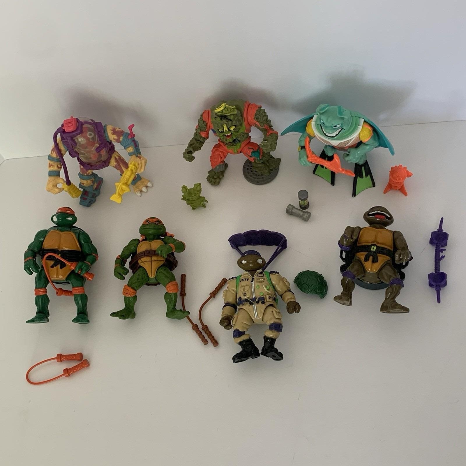 TMNT 90年代映画 ニンジャタートルズ サムライフィギュア3体セット未