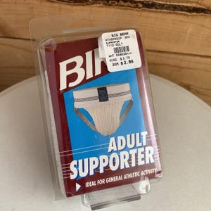 Vintage 80er BIKE Erwachsene Anhänger Jockstrap Größe Small 26 &quot;- 32 &quot;Modell 7110 NEU