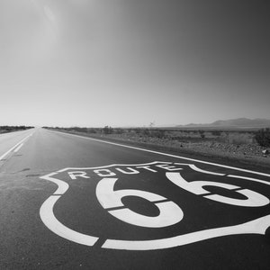 Black and White on Route 66