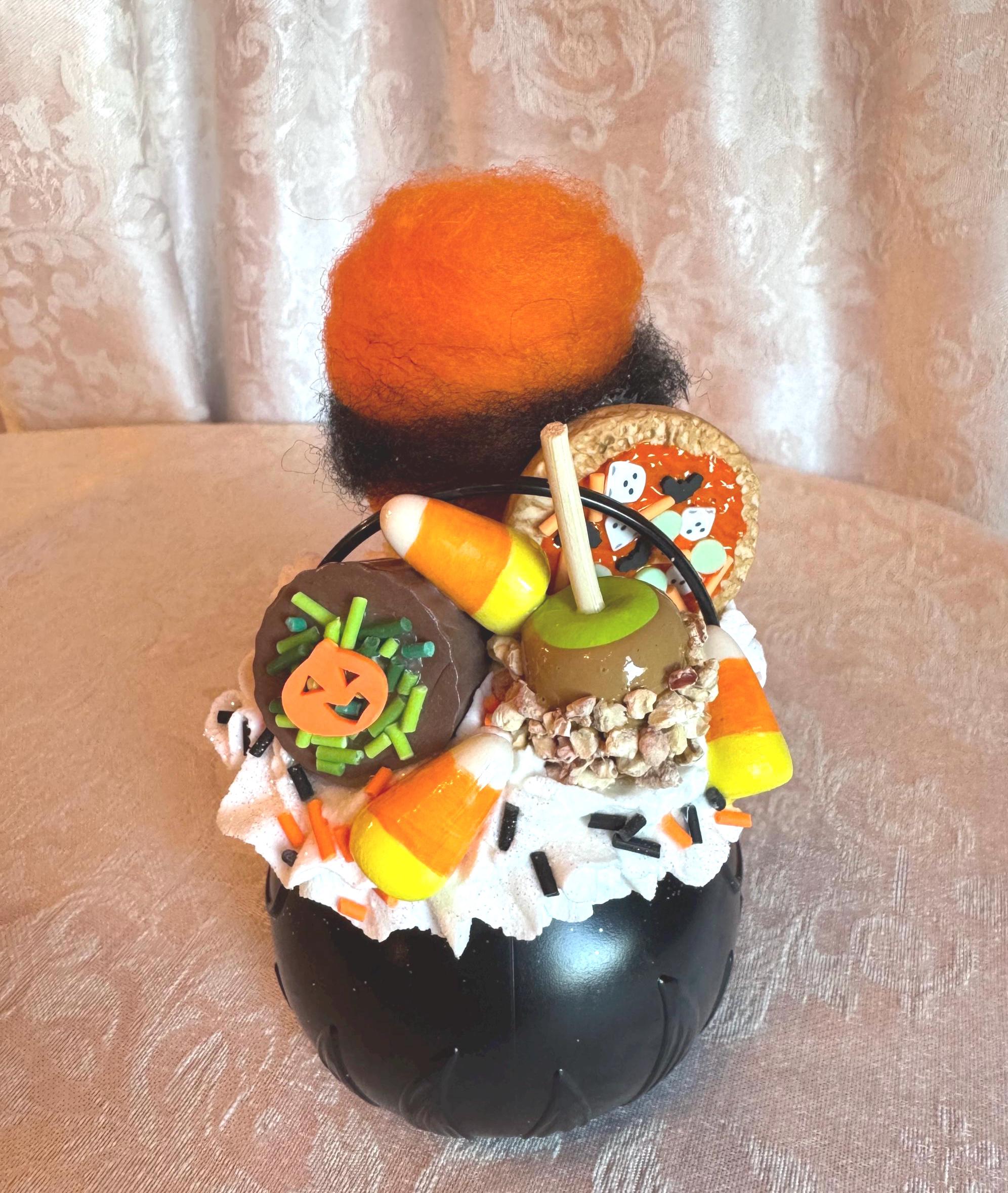 Mini Faux Trick or Treat Cauldrons, Tiered Tray Halloween Decor - Etsy
