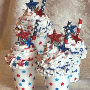 Mini 4th of July Milkshake