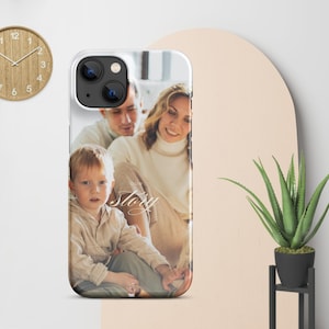 Custom iPhone Case with Photos – Personalized Phone Cover with Family, Dog, Pet, Baby or Couple Pictures – Gift Idea