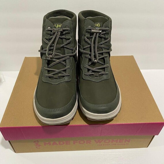 Ryka Brae 2 Alpine Green Water Repellent Short Boots Women display picture 2