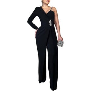 open lace back dress Dressing Up Black One Shoulder Maxi Dress With Open Back Detail – Club L  London