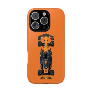 McLaren F1 Inspired Phone Case | Piastri Formula 1 Racing Car Design for iPhone, Samsung, Google Pixel | Tough Phone Case Gift Motorsport