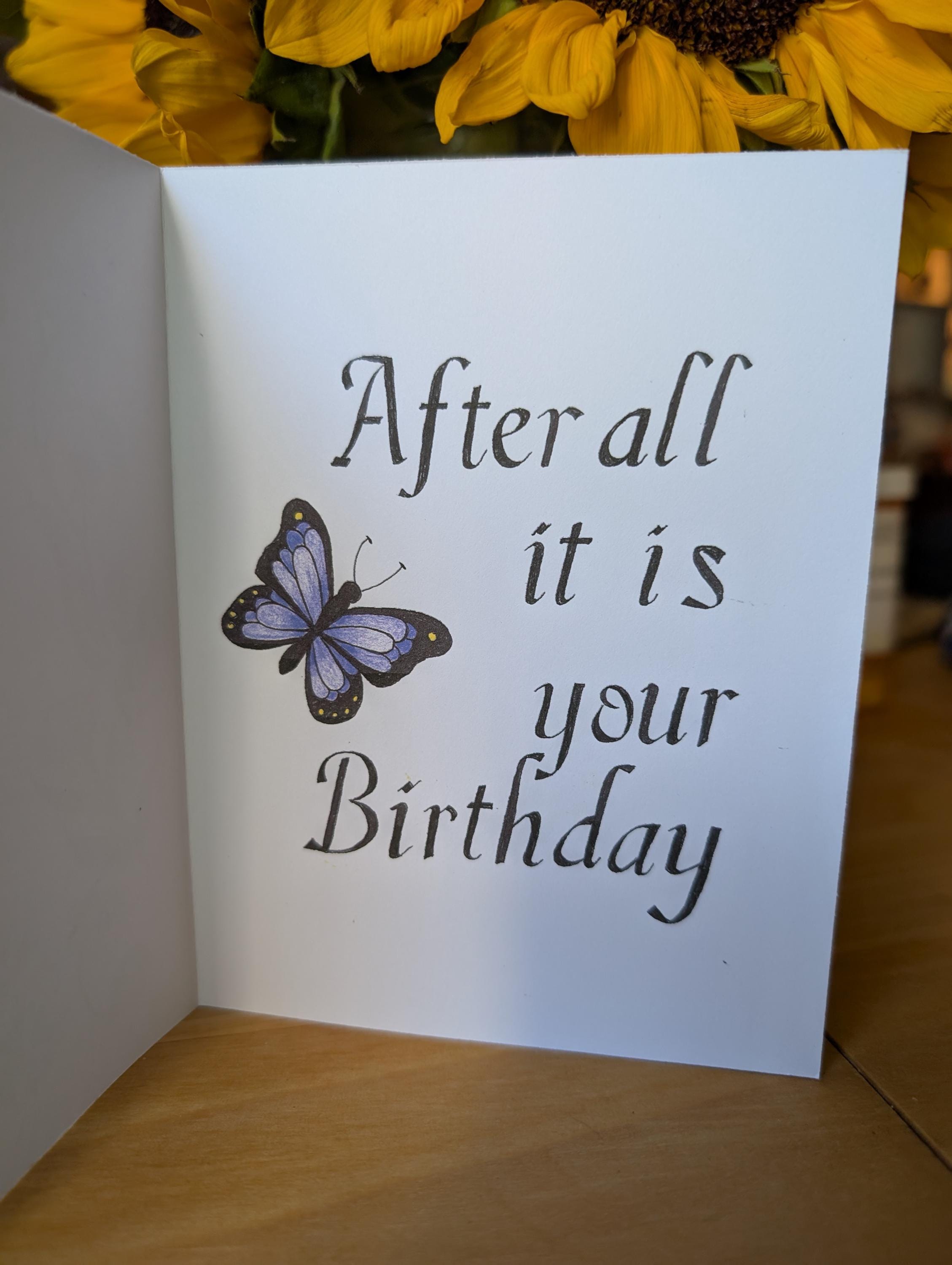 Inner Joy Birthday Card - Etsy