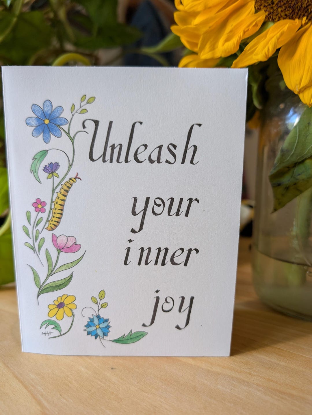 Inner Joy Birthday Card - Etsy