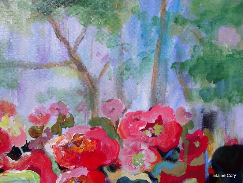 Landscape Painting Original Painting 24 x 30 Abstract Etsy