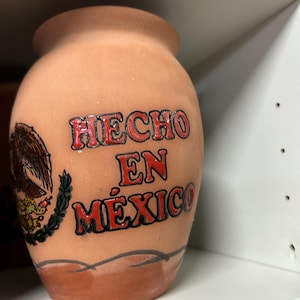 Handcrafted Mexican Barro Cantarito Clay Drinking Glass