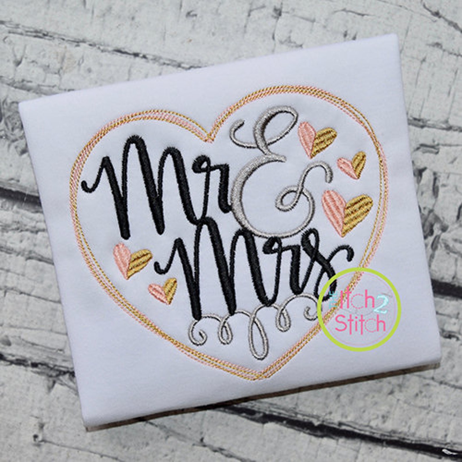 Mr and Mrs Embroidery Design for Machine Embroidery INSTANT Etsy