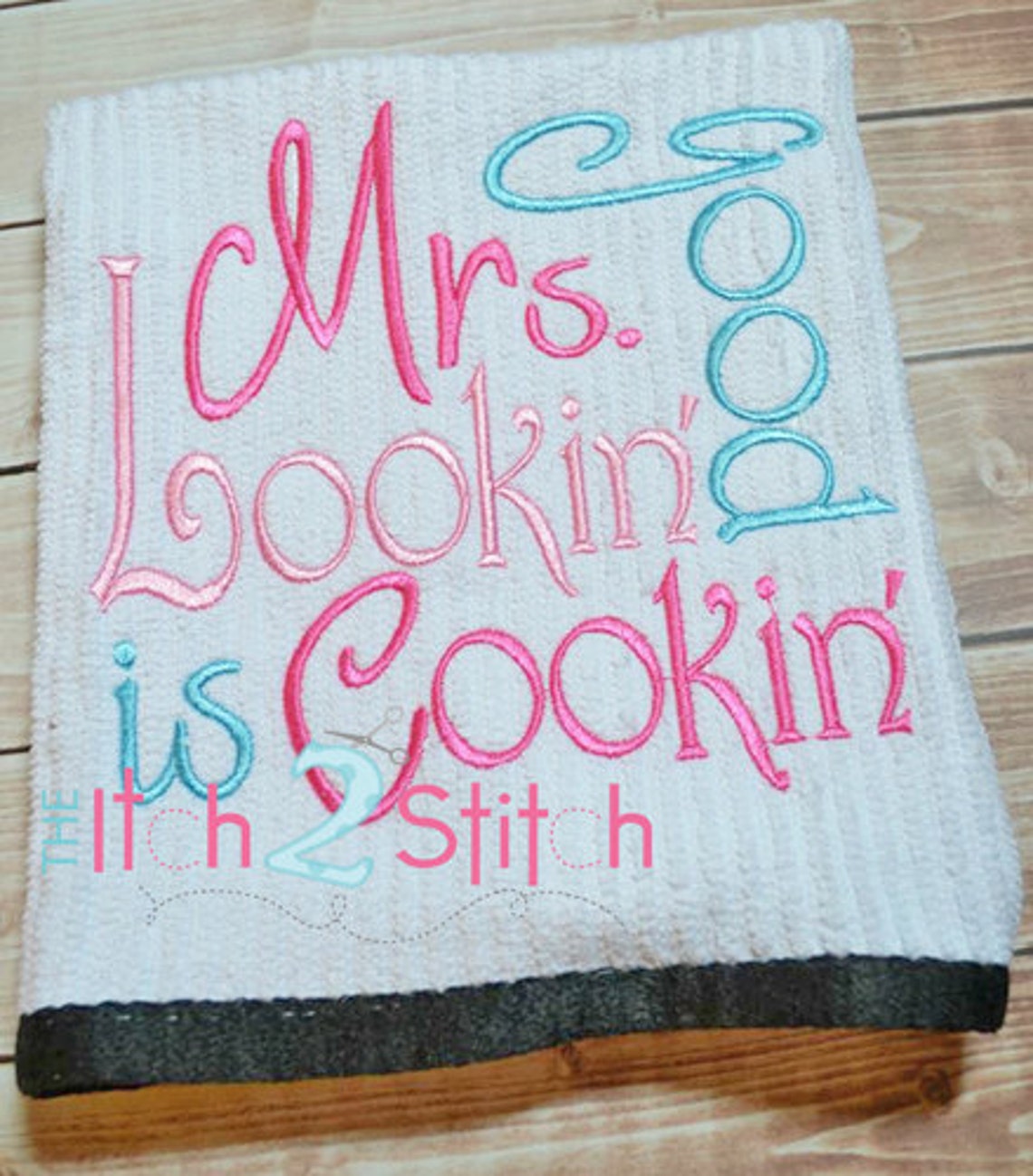 Mrs Good Lookin is Cookin Embroidery Design INSTANT DOWNLOAD Etsy