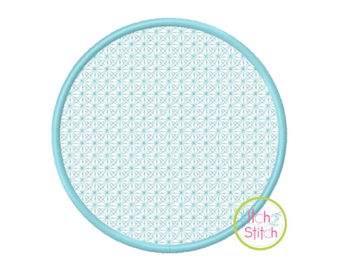Circle Motif Embroidery Design for Machine Embroidery Etsy