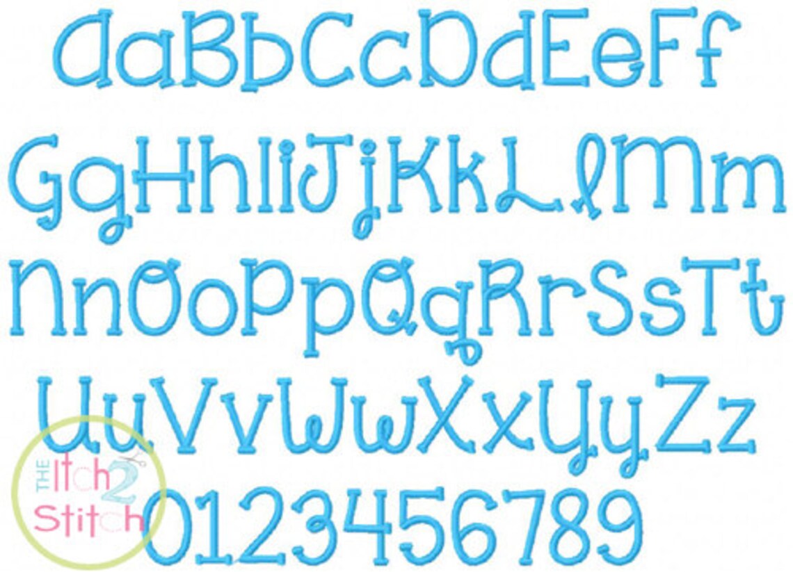 One thing embroidery font 115 20 25   etsy One thing embroidery font 115 20 25   etsy