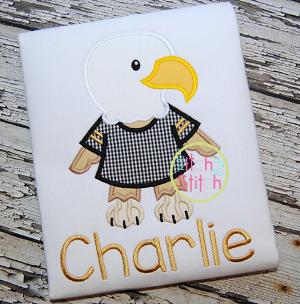 Eagle Jersey Applique Design in Hoop Sizes 4x4 5x7 and 6x10 Etsy