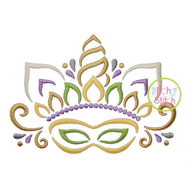 unicorn mardi gras beads
