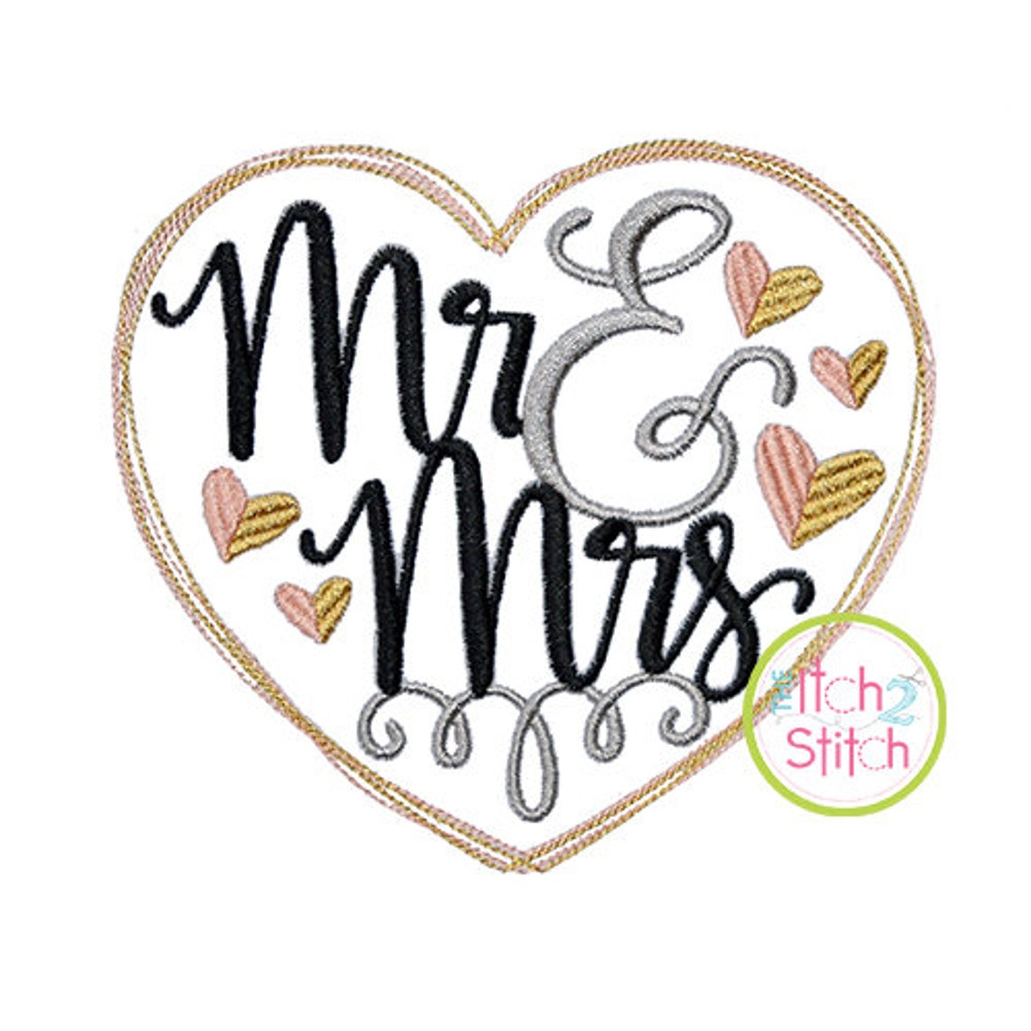 Mr and Mrs Embroidery Design for Machine Embroidery INSTANT Etsy