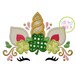 Unicorn Horn with Shamrocks Applique Design for Embroidery Machines, INSTANT DOWNLOAD now available 