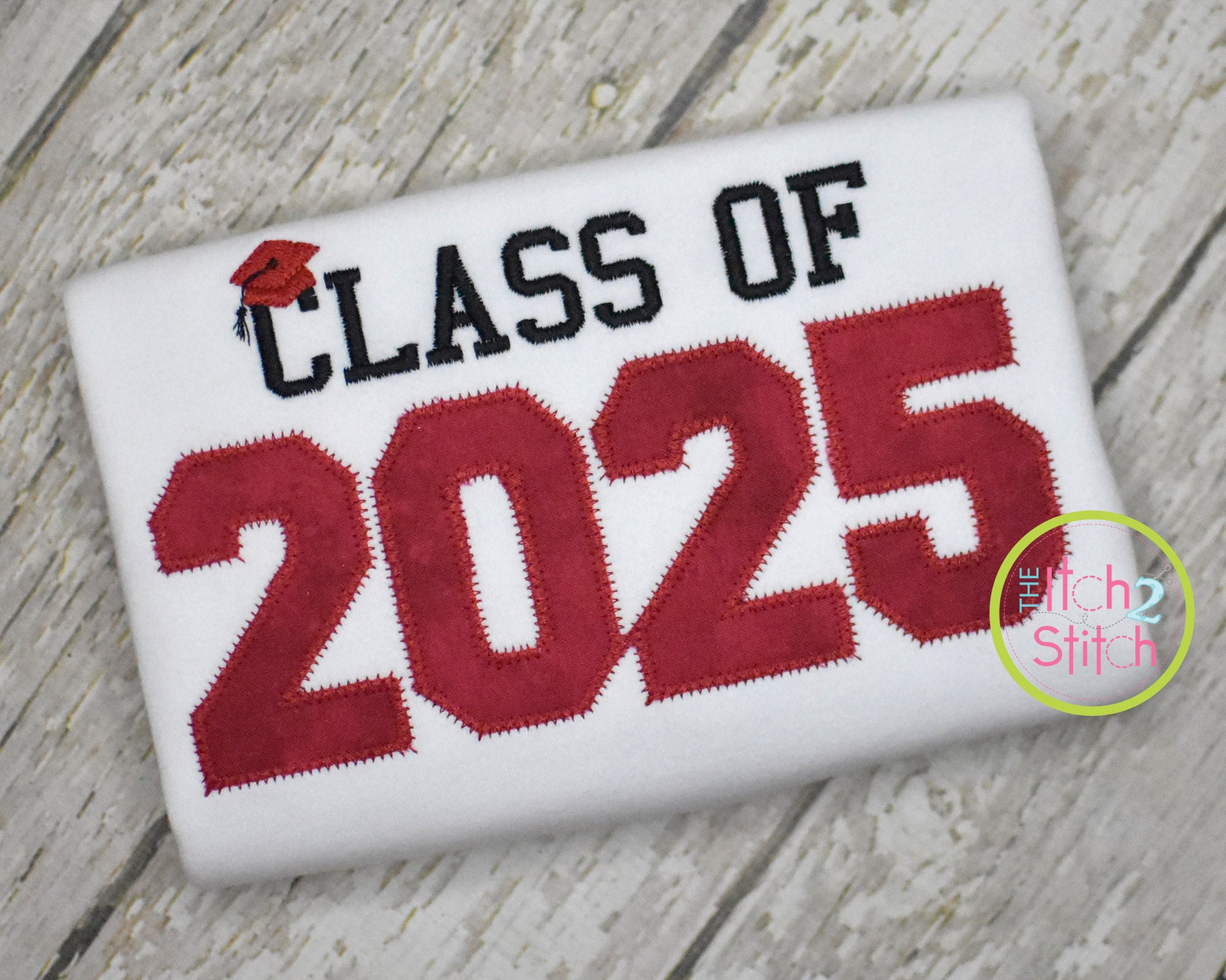Class of 2025 Applique Design SET Satin Stitch Zig Zag & Etsy