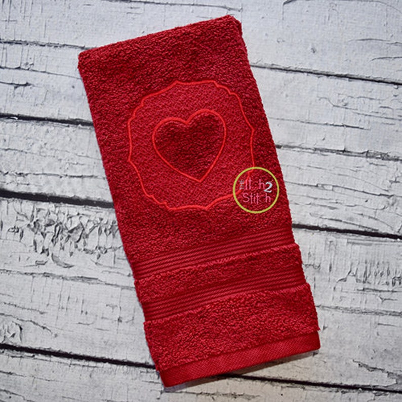 Embossed heart embroidery design for machine embroidery  etsy