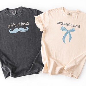 Funny Christian Couples Shirts | Scripture Tshirts for Husband Wife | Comfort Colors His and Hers Married Gift | Bible Verse Humor Tee