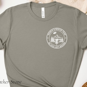 Funny Disc Golf Humor T-Shirt, No Disc Left Behind Pocket Design Disc Golfer Tshirt, Lost Disc Humor Shirt, Gift Apparel for Golfer Husband
