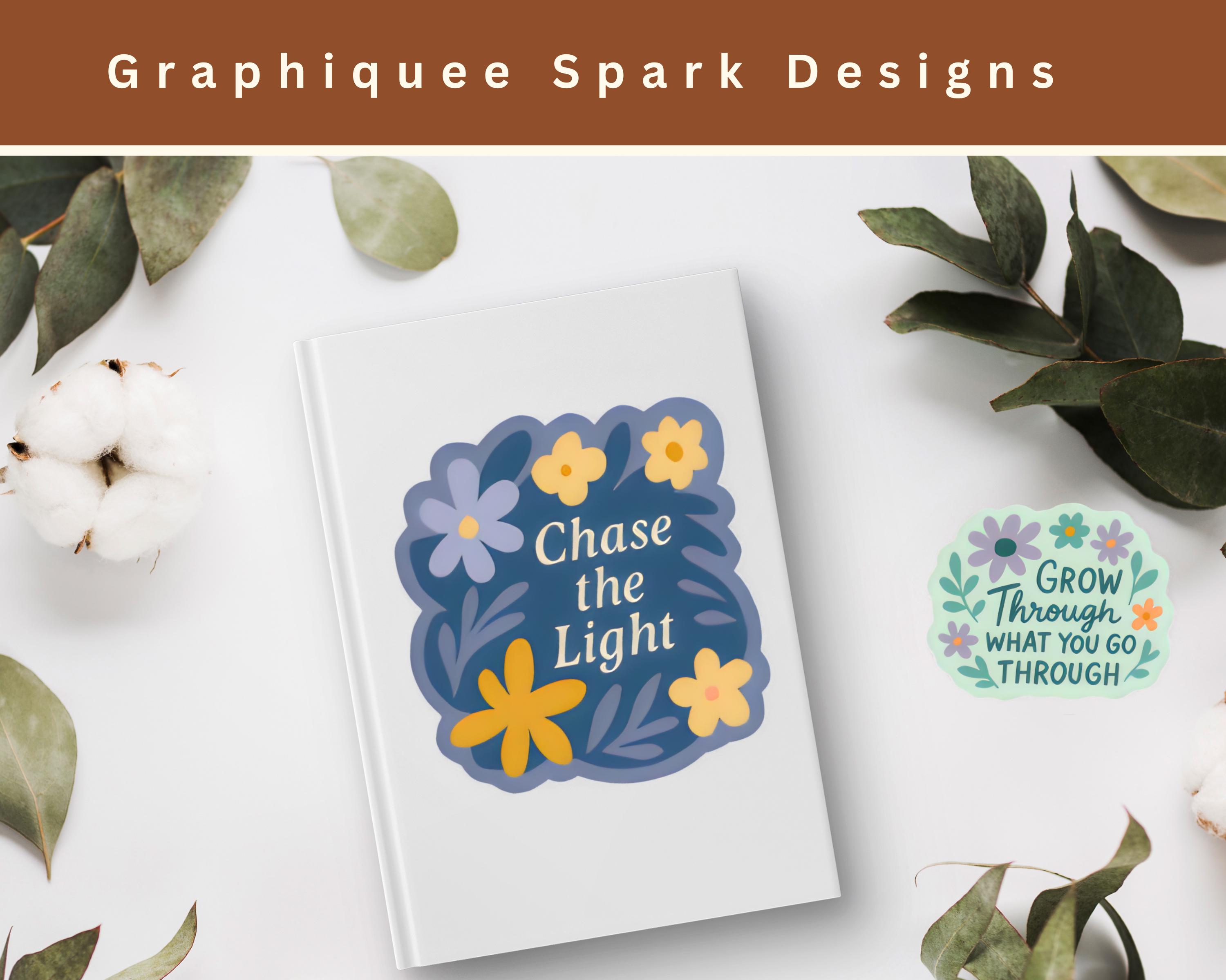 Cute Floral Printable Stickers Png, Inspirational Sticker Png, Positive ...