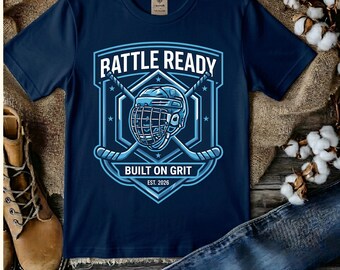 Camiseta de hockey Battle Ready y camiseta de hockey Next Gen, camiseta de hockey sobre hielo, camiseta de hockey Penalty Box, ropa para aficionados al deporte, regalo de camiseta de hockey