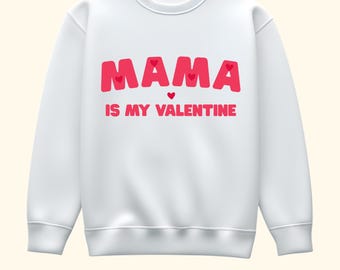 Camiseta de mamá San Valentín, camiseta de mamá San Valentín, sudadera de mamá San Valentín, sudadera de mamá Cupido, día de San Valentín, camiseta de mamá con colores cómodos
