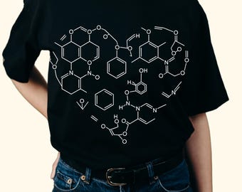 Camiseta de químico, estudiante de química, camiseta de graduación de químico, estudiante de química, camiseta de químico, regalo de profesor de química